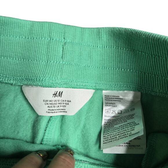 H&M Green Boy's Sweatpants Size: 10 - Picture 3 of 3